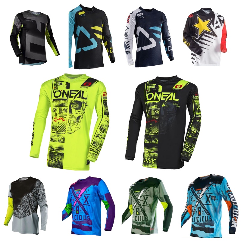 Cycling Gear Ladies - Ademend, sneldrogend motorcrossshirt heren dames offroad
