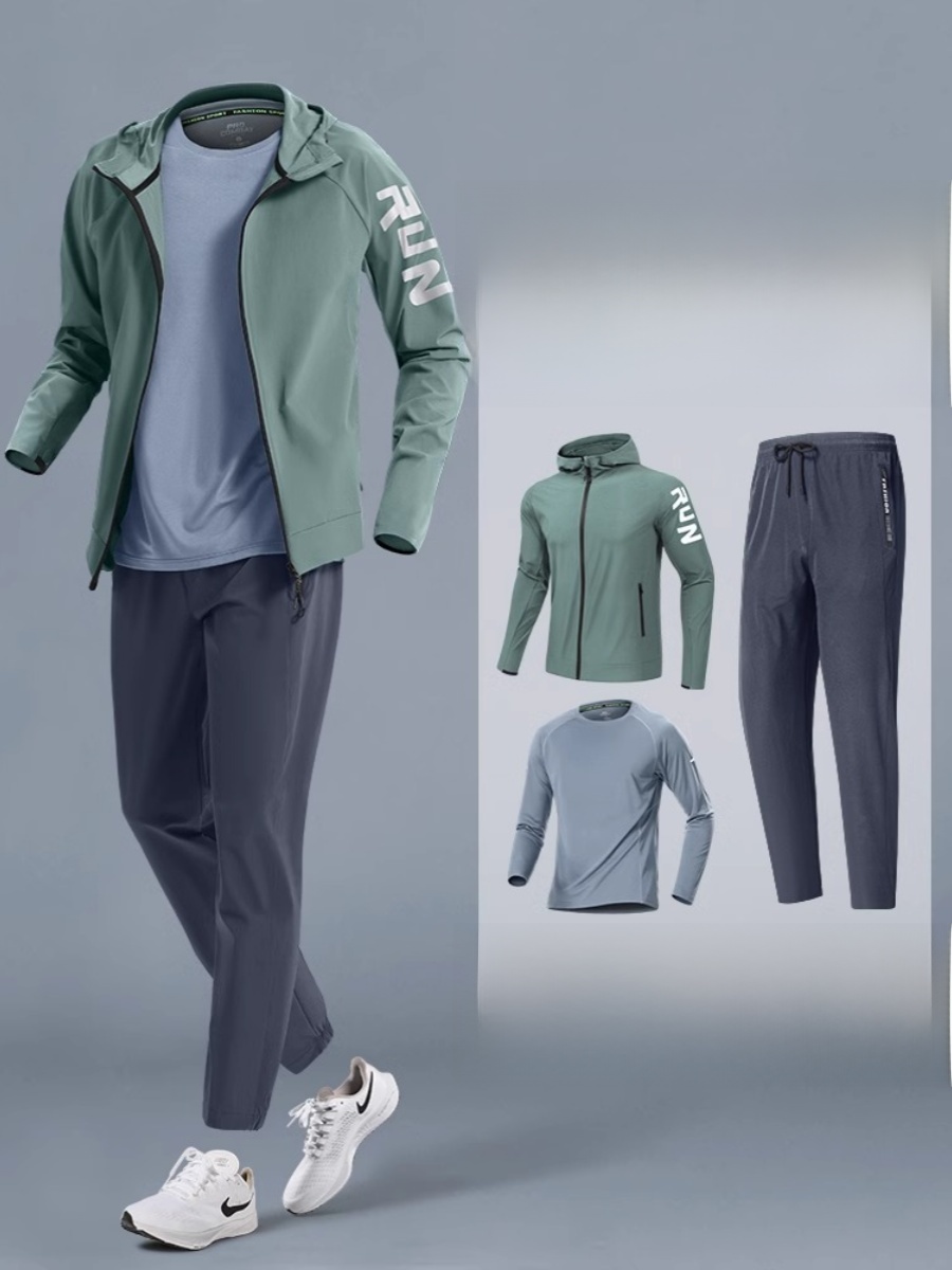 Youth Cycling Gear - Aymelon Heren Outdoor Morning Run Fietspak