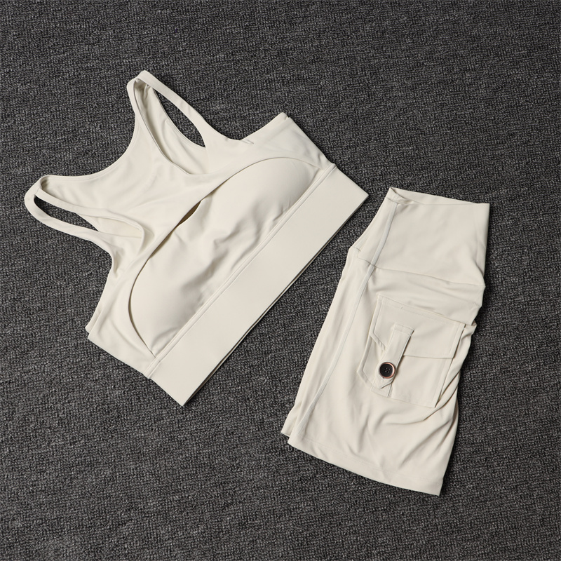 Cycling Gear Women - Fitnessshorts Yogasets Dames trainingspak Hoge taille
