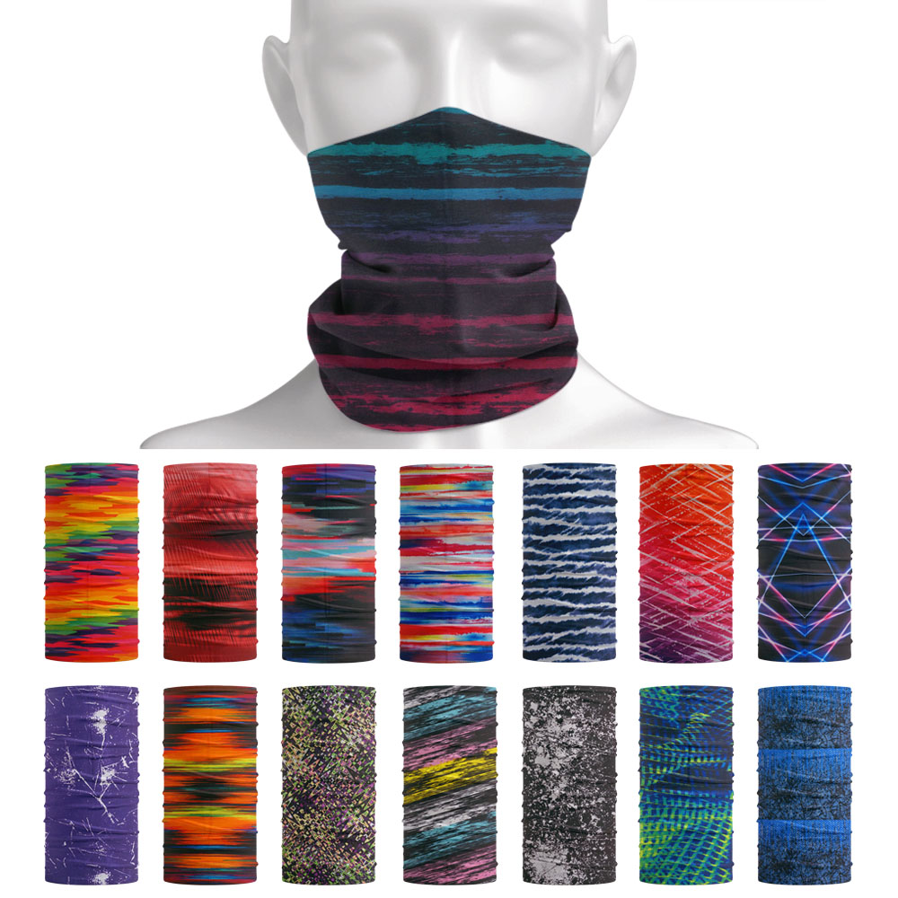 Cycling Gear Women - Tie-Dye Strepen Patroon Nekchef Outdoor Zomerhaar