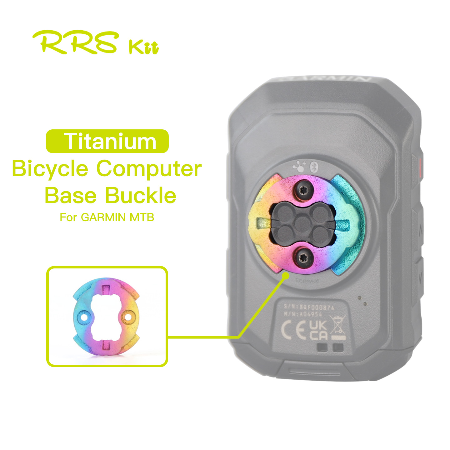 Bike Computer Gps - RRSKIT Fietscomputer Achterkant Reparatie Onderdelen Voor