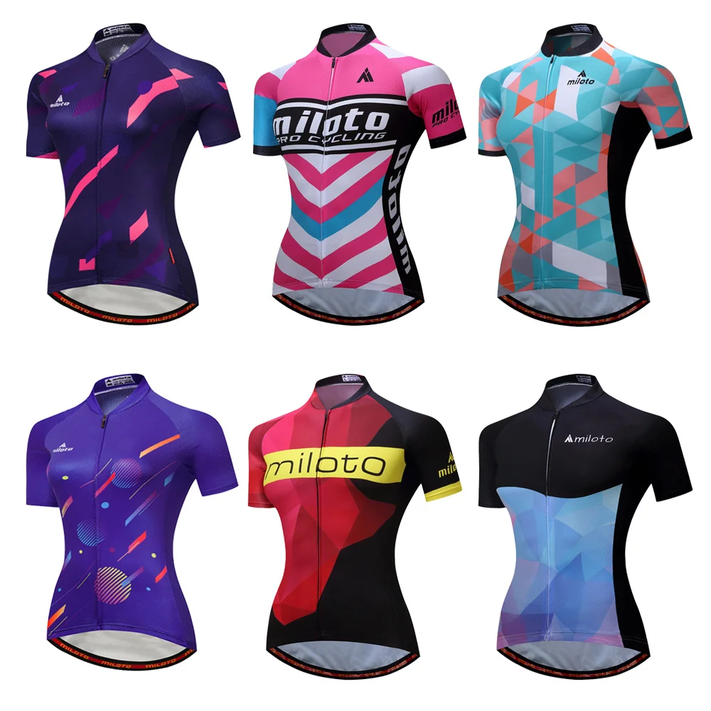 Cycling Gear Ladies - MILOTO 2025 damesmode jersey met korte
