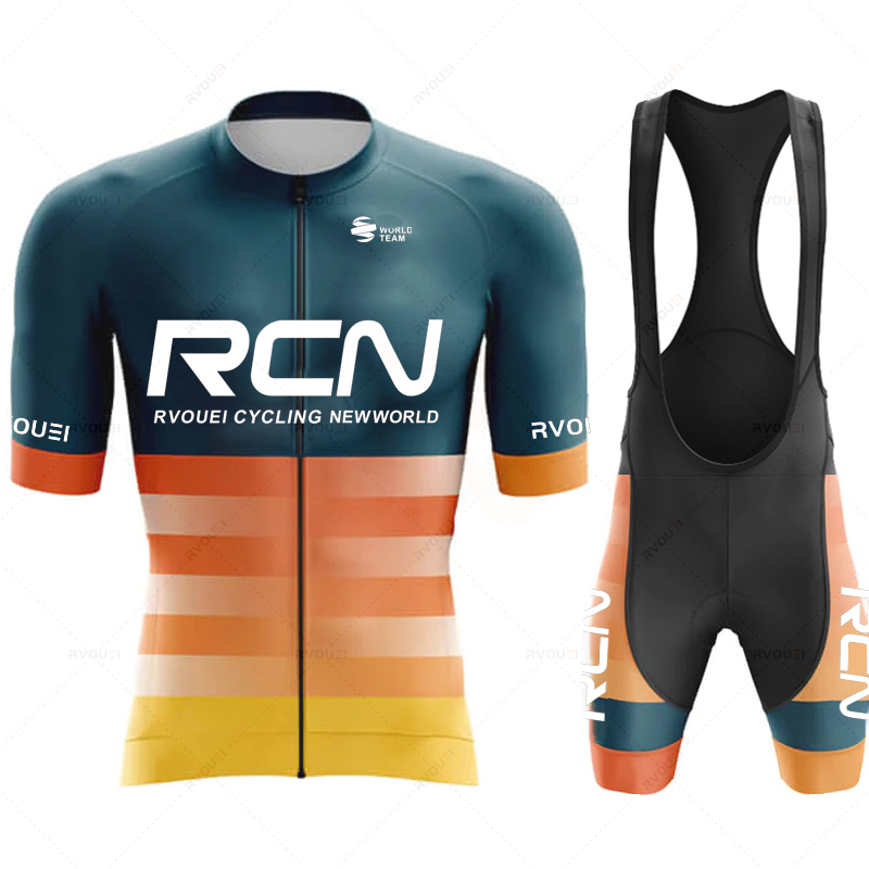 Cycling Gear Logo - Rvouei Team 2026 Heren Zomer Korte