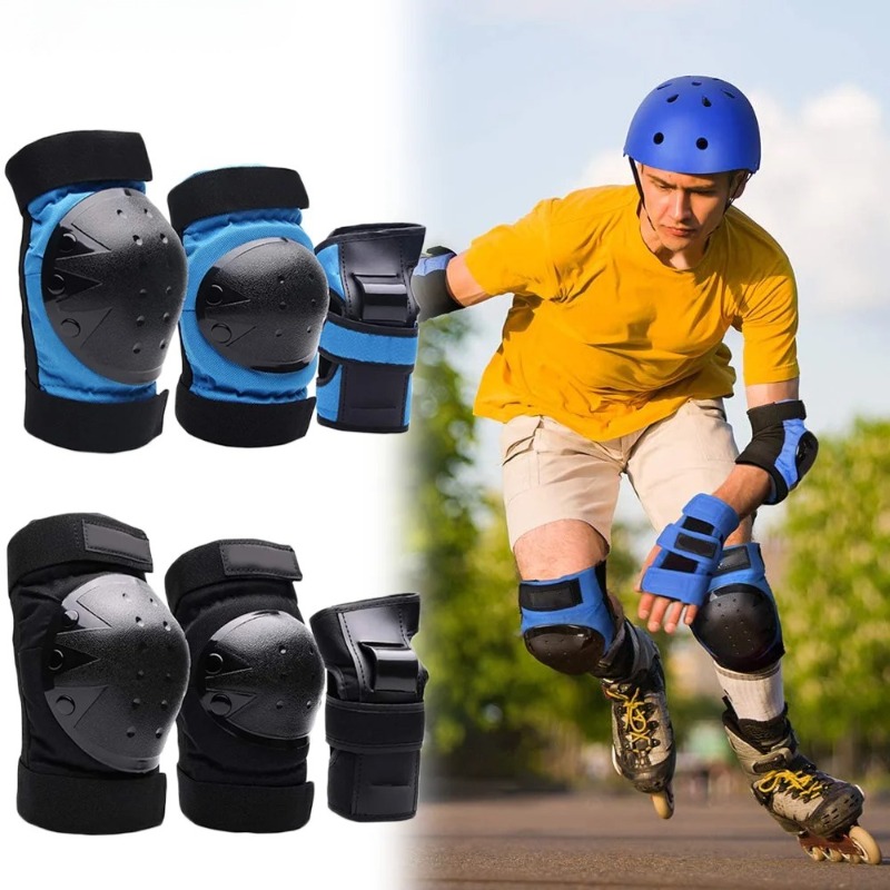 Youth Cycling Gear - Volwassenen Jeugd Beschermende Kniebeschermers Set Elleboog