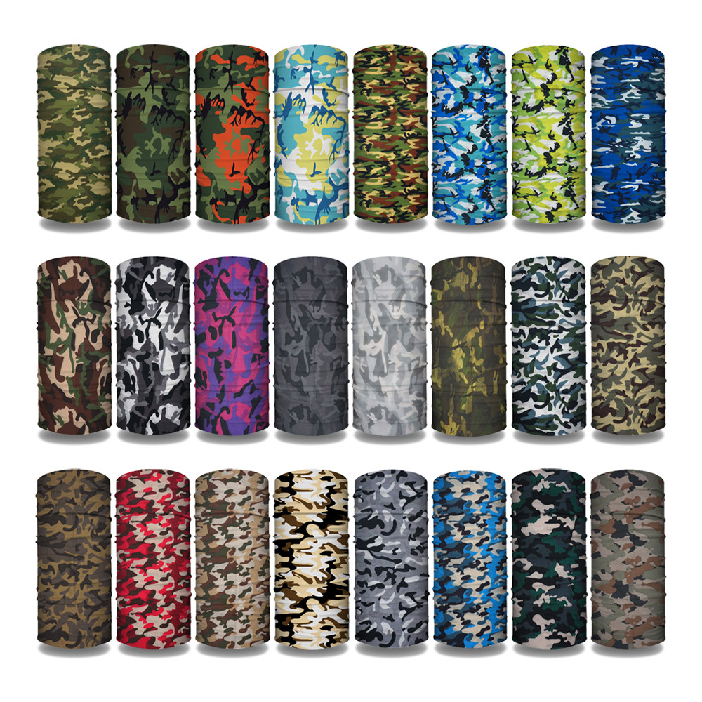 Cycling Gear Women - CM01-CM33 Camouflage Bandana 'S Naadloze Buis