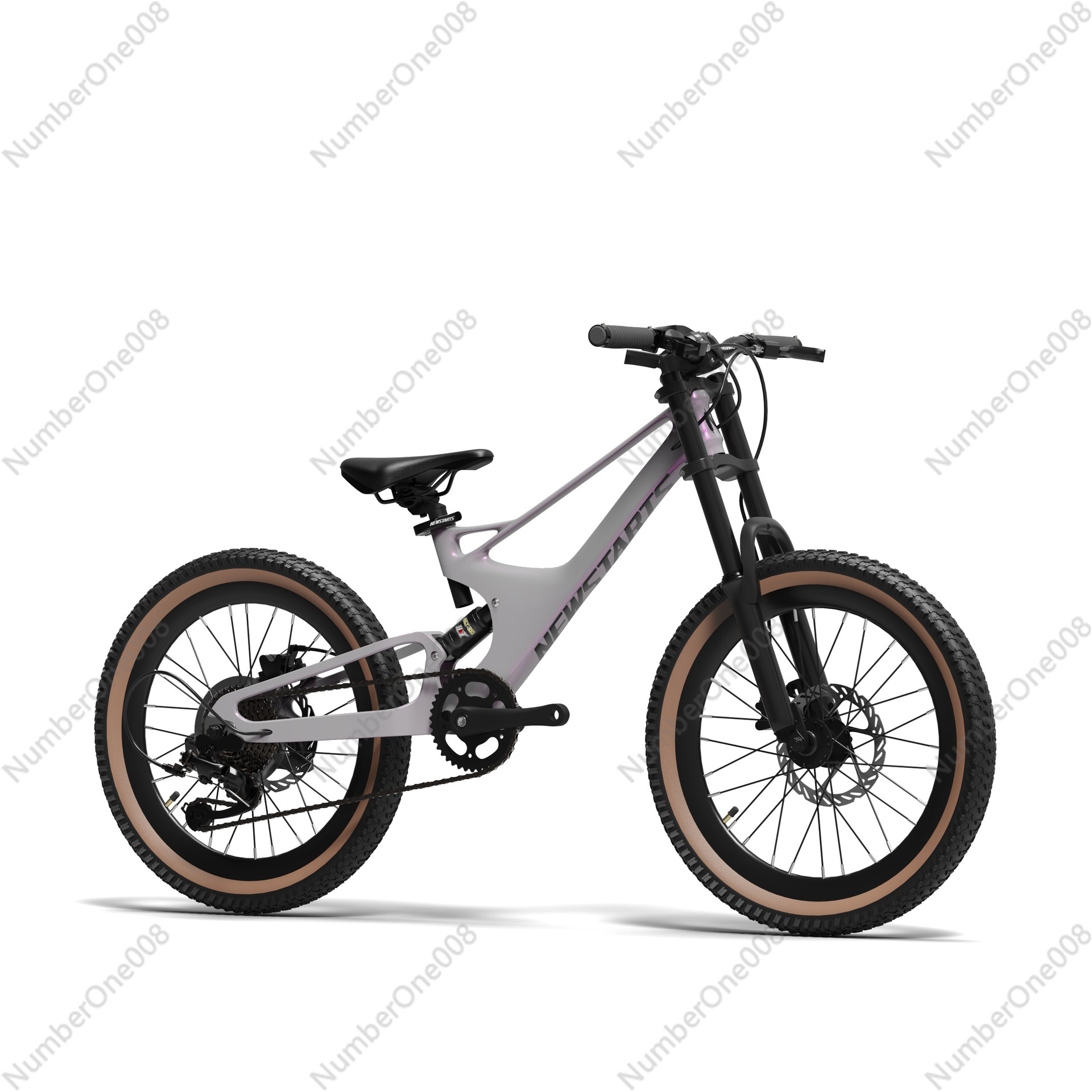Youth Cycling Gear - 22 inch aluminium softtail fiets, studenten