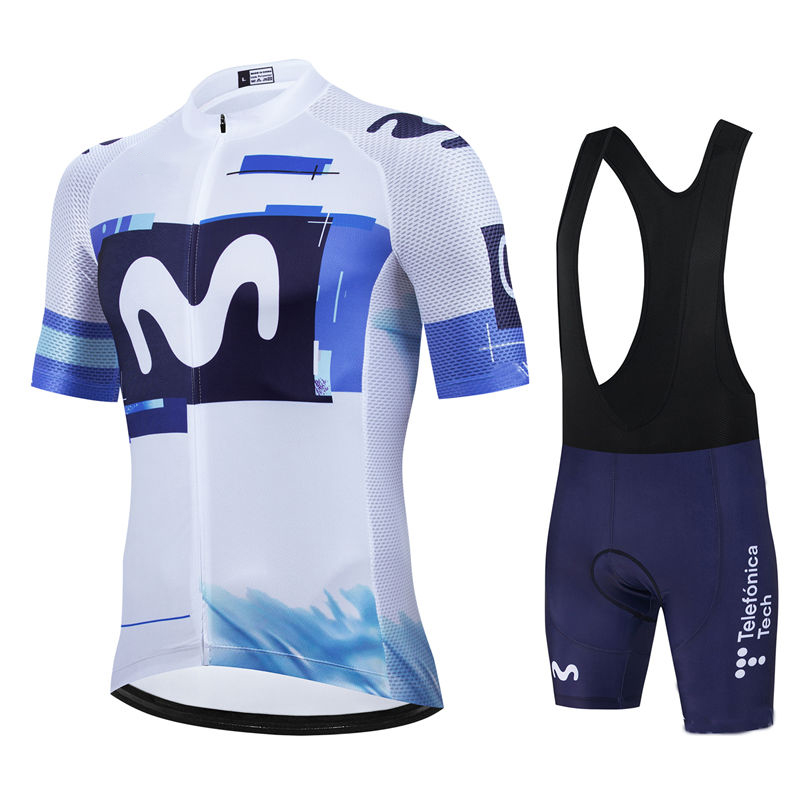 Cycling Gear Logo - Movistar Pro Team Zomer Wielertrui Pak