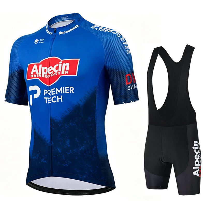 Cycling Gear Logo - Alpecin Pro Wielertrui Sets Mannen Bib