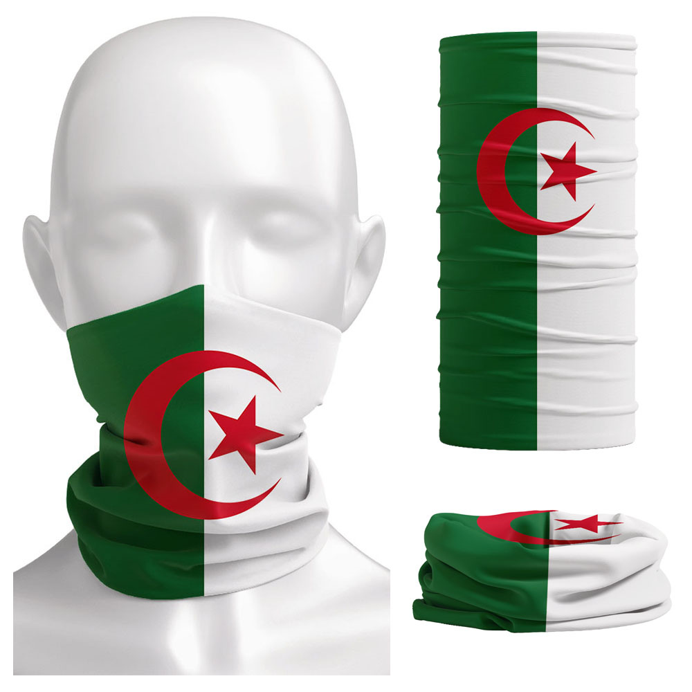 Cycling Gear Women - Algeria Vlag Bedrukt Bandana Hoofddeksels Rijden