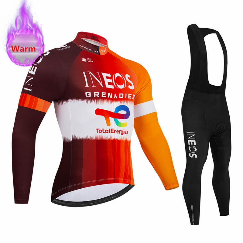 Cycling Gear Logo - Ineos Team Winter Lange Mouw Thermische