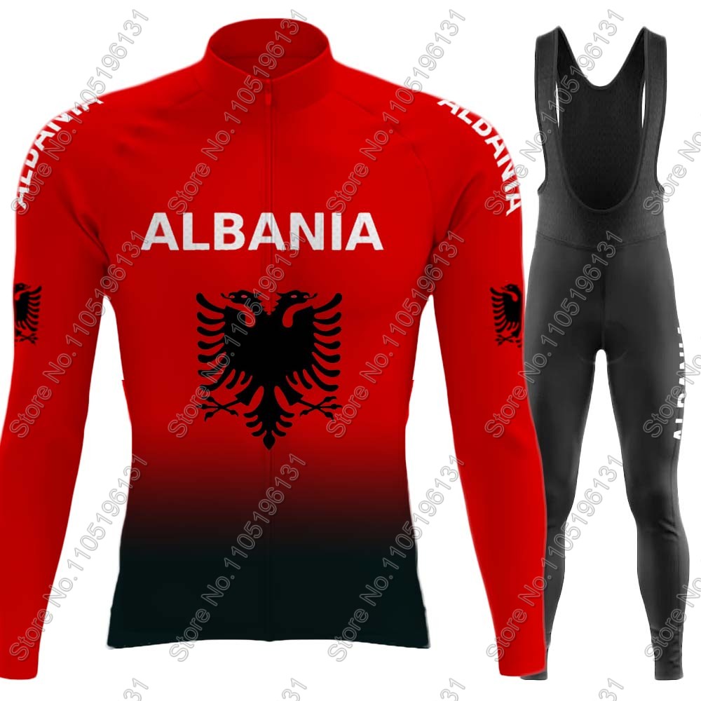 Cycling Gear Logo - Albanië Nationaal Team 2026 Wielertrui Set