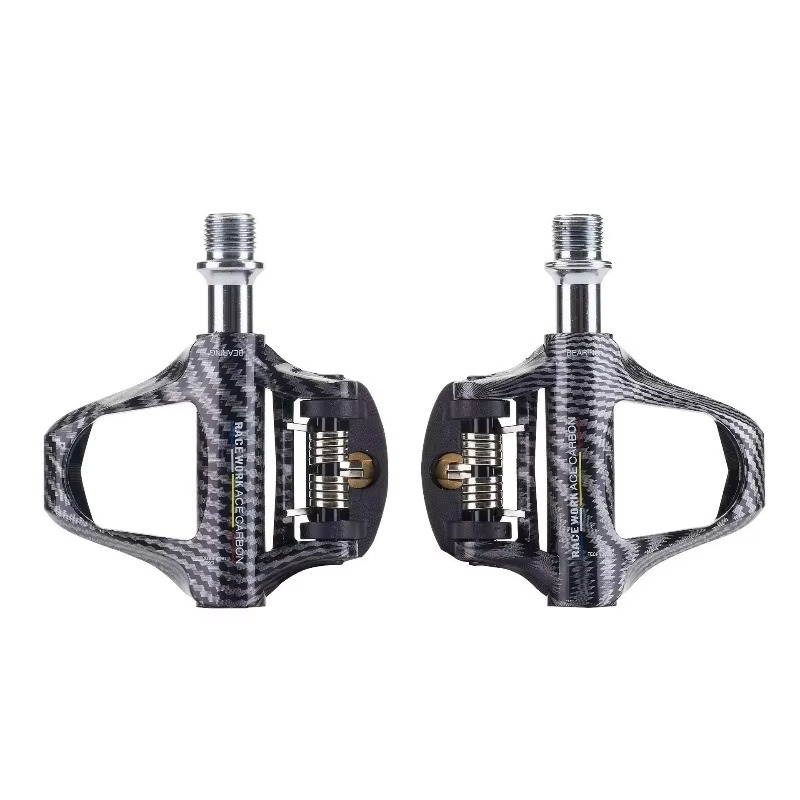 Cycle Gear - Lichtgewicht carbon fiber pedalen met klikpedalen,