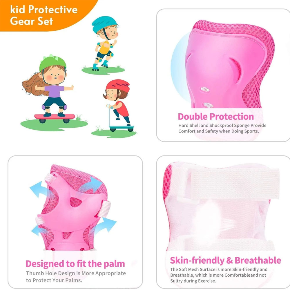 6 Stuks Jeugd/Kinderen Kniebes - Youth Cycling Gear recensie en prijs