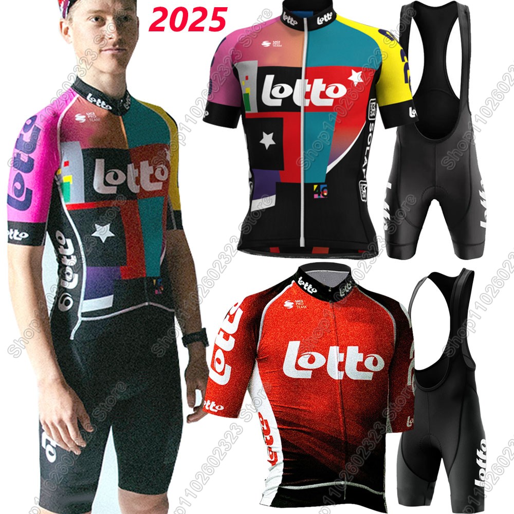 Lotto team 2025 wielertrui set - Cycling Gear Logo recensie en prijs