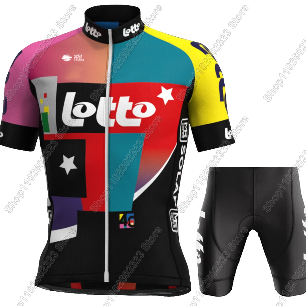 Lotto team 2025 wielertrui set - Cycling Gear Logo recensie en prijs