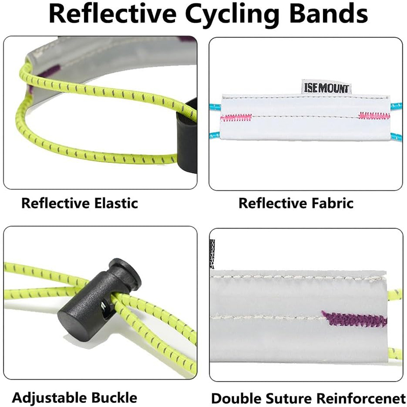 Reflecterende fietsbroekriem V - Cycle Gear recensie en prijs