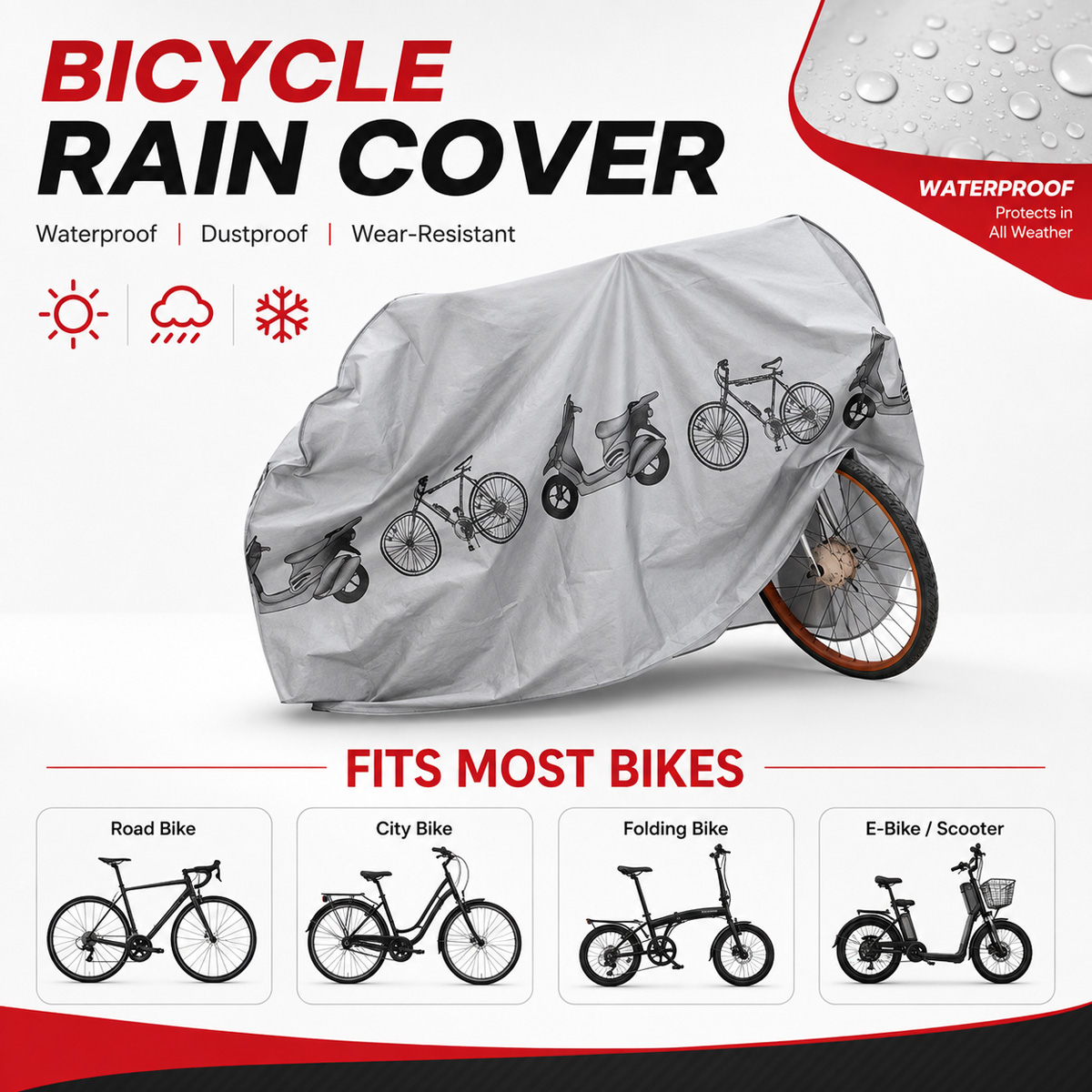 PINMOAP Universele fietsregenh - Cycling Gear For Rain recensie en prijs