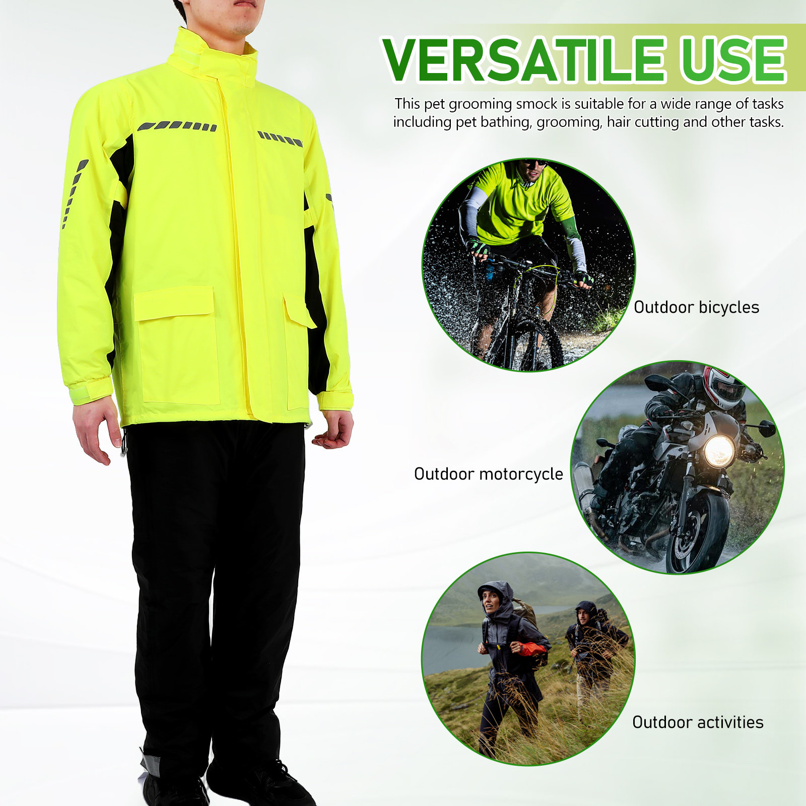 1Set Heren Outdoor Fietsen Reg - Cycling Gear For Rain recensie en prijs
